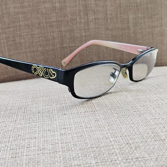 Coach Accessories - Coach Willow Women Eyeglasses/Glasses Frame Satin Black HC5007 50[]16 135
